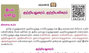 7th தமிழ் இயல் 1.5  குற்றியலுகரம்-குற்றியலிகரம்