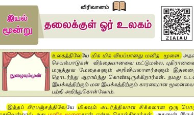 8th தமிழ் இயல் 3.4 தலைக்குள்-ஓர்-உலகம்