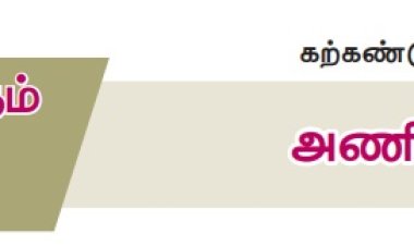 10th தமிழ் இயல் 9.5 அணி