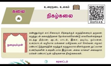 10th தமிழ் இயல் 6.1 நிகழ்கலை