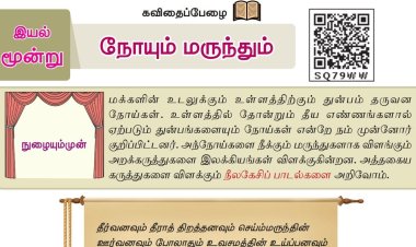 8th தமிழ் இயல் 3.1 நோயும்-மருந்தும்